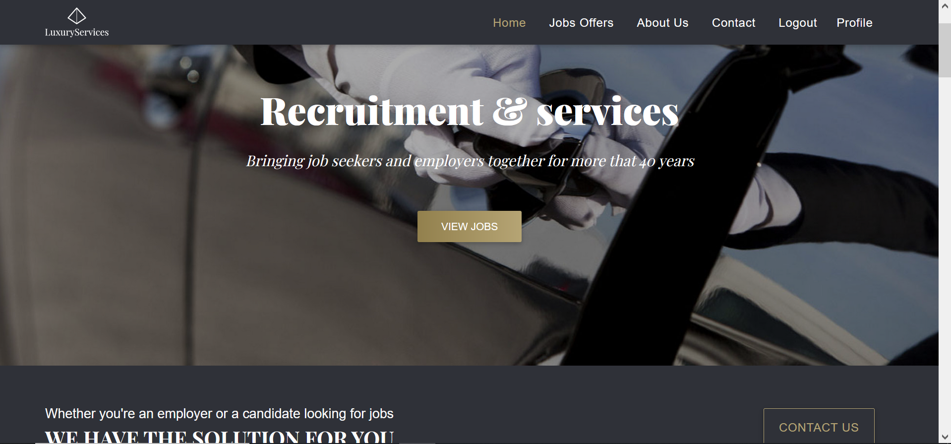 site de job de luxe